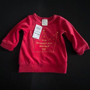 FIRST IMPRESSIONS GIRLS EVER RED TOP 3-6 MONTHS